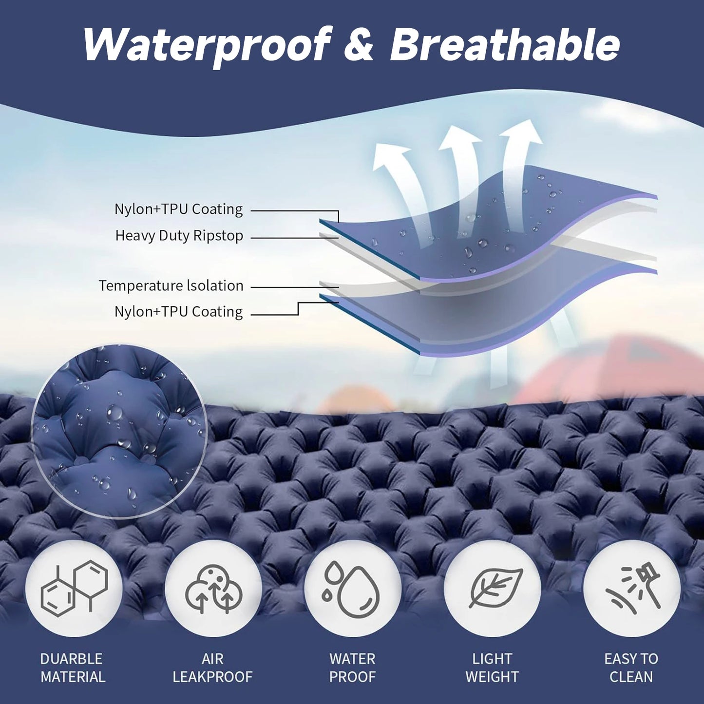 Inflatable Double Mat