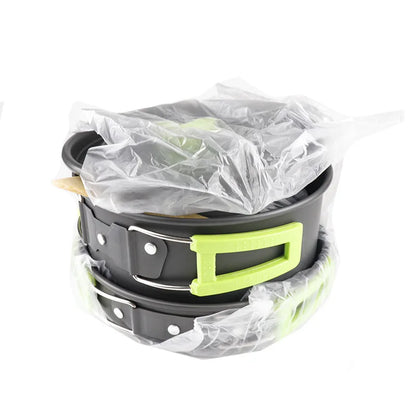 Camping Outdoor Supplies Lightweight Aluminum Kettle & Teapot Cookware Portable Camping Set