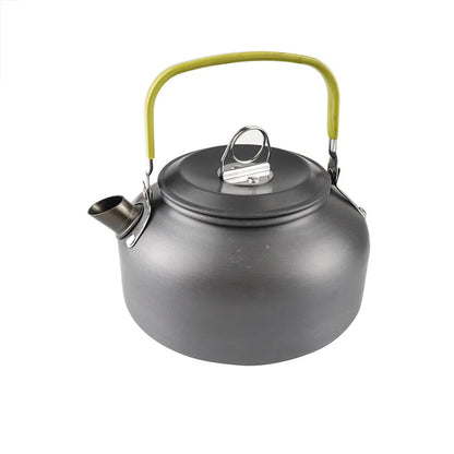 Camping Outdoor Supplies Lightweight Aluminum Kettle & Teapot Cookware Portable Camping Set