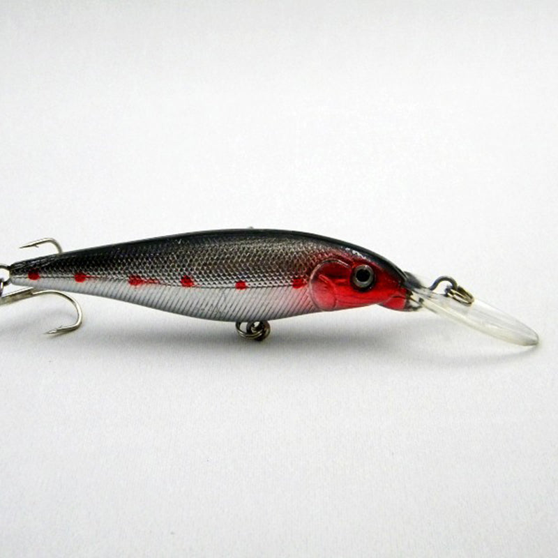 10 PCS Fake Fish Lure Set Wobbler Baits with Built-in Bell Hard Fishing Supplies for Bass Trout Salmon Artificial Bionic Lures