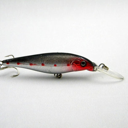 10 PCS Fake Fish Lure Set Wobbler Baits with Built-in Bell Hard Fishing Supplies for Bass Trout Salmon Artificial Bionic Lures