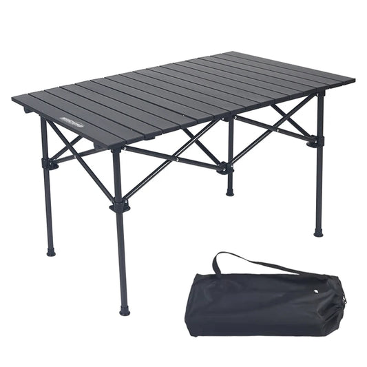 Wholesale Lightweight Aluminum Folding Table Customizable Portable Outdoor Camping & Beach Picnic Egg Roll Table
