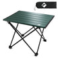 VILLEY Portable Camping Side Table, Ultralight Aluminum Folding Beach Table with Carry Bag for Outdoor Cooking, Picnic, Camp