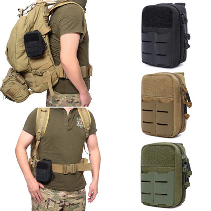 Men's Tactical Military Medical First Aid Kit Pack Molle Pouch Waist Belt Bag Mini Bag Survival Hunting Hiking Camping Tool
