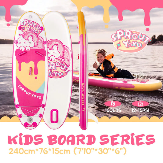 Kids Stand Up Paddle Board with Inflatable SUP Accessories