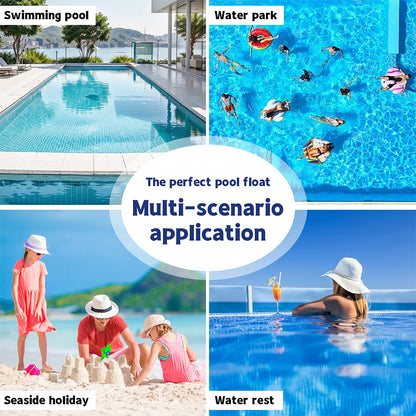 PVC Inflatable Pool Float Lounger Chair Swimming Pool Floating Water Hammock Summer Inflatable Sea Mattress Water Play Equipment