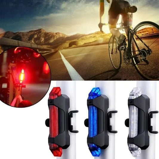 Bicycle Rear Light – Waterproof LED Warning Tail Light for Night Riding, Flashing Safety Light for MTB & Road Bike
