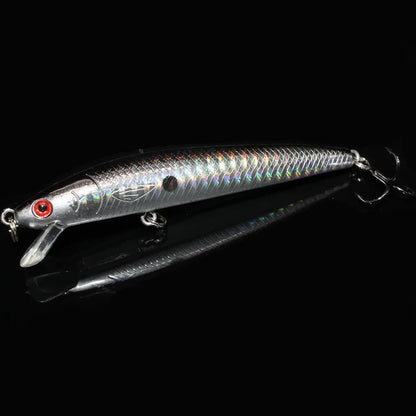 10pcs 9g/10cm Fishing Lures Minnow Floating Hard Bait Trolling Artificial Bait Wobbler Crankbait Carp Perch Pesca Fishing Tackle