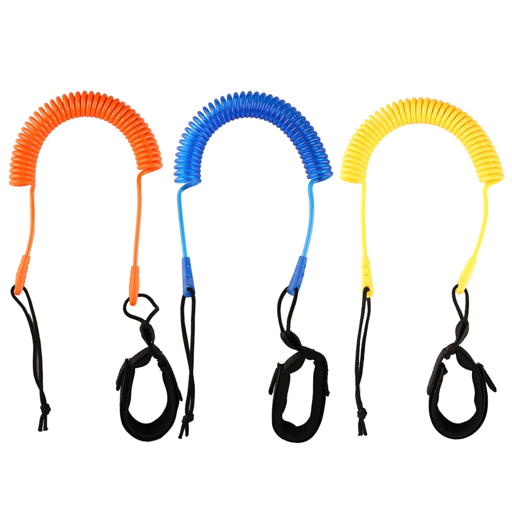 10ft Coiled Leash Kit Stand Up Paddleboarding