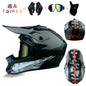 VGV Motocross Motorcycle Helmet Off-Road Helmet DOT certified Three Piece Giveaway Men Women Adult child Available all seasons