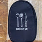 Camping Travel Cooking Utensils Organizer Travel Bag Portable Pouch for BBQ Camp Cookware Kitchen Kit
