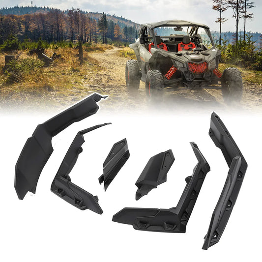 UTV Super Extended Fender Flares For Can Am Maverick X3 1000 Max R