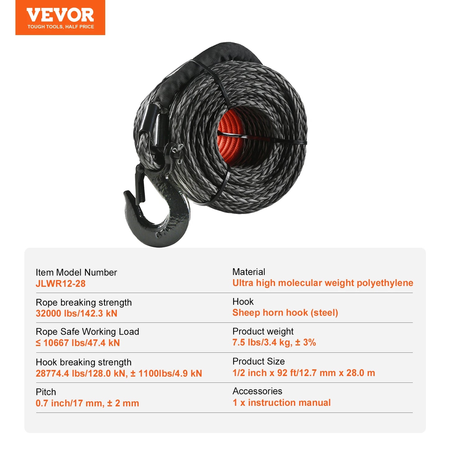 Synthetic Winch Rope
