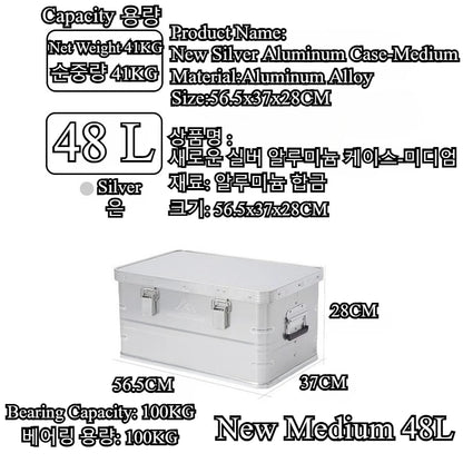 Mountainhiker 20-96L Outdoor Storage Box Camping Picnic Travel Aluminum Alloy Large Capacity Box Accessories Storage Bag 6 Sizes