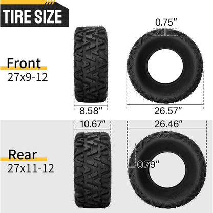 ATV UTV Tires 27x9-12  & 27x11-12