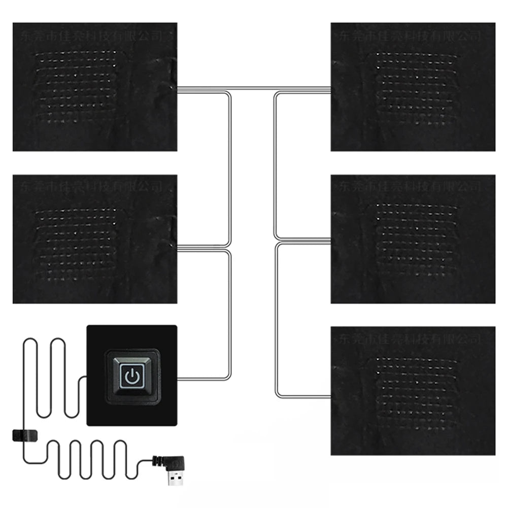 Cloth Jacket Heater Pads 5V
