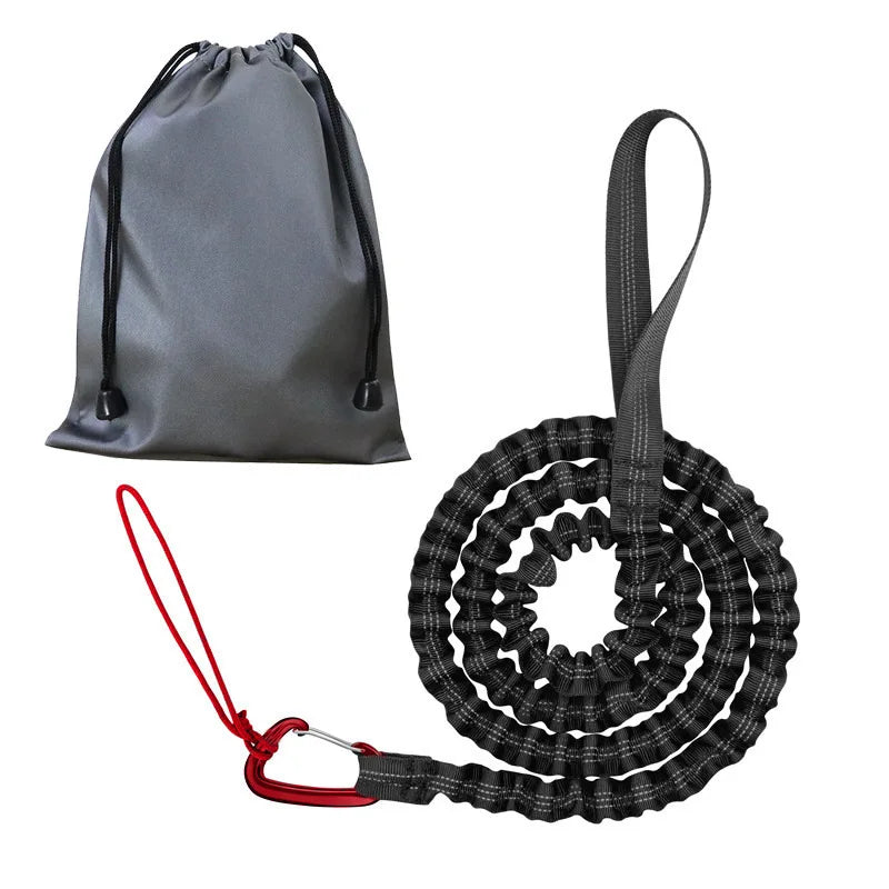 MTB Bike Towing Rope Trailer Rope Bicycle Traction Rope Nylon Traction Rope Parent-Child Outdoor Tool Cycling Safety Equipment
