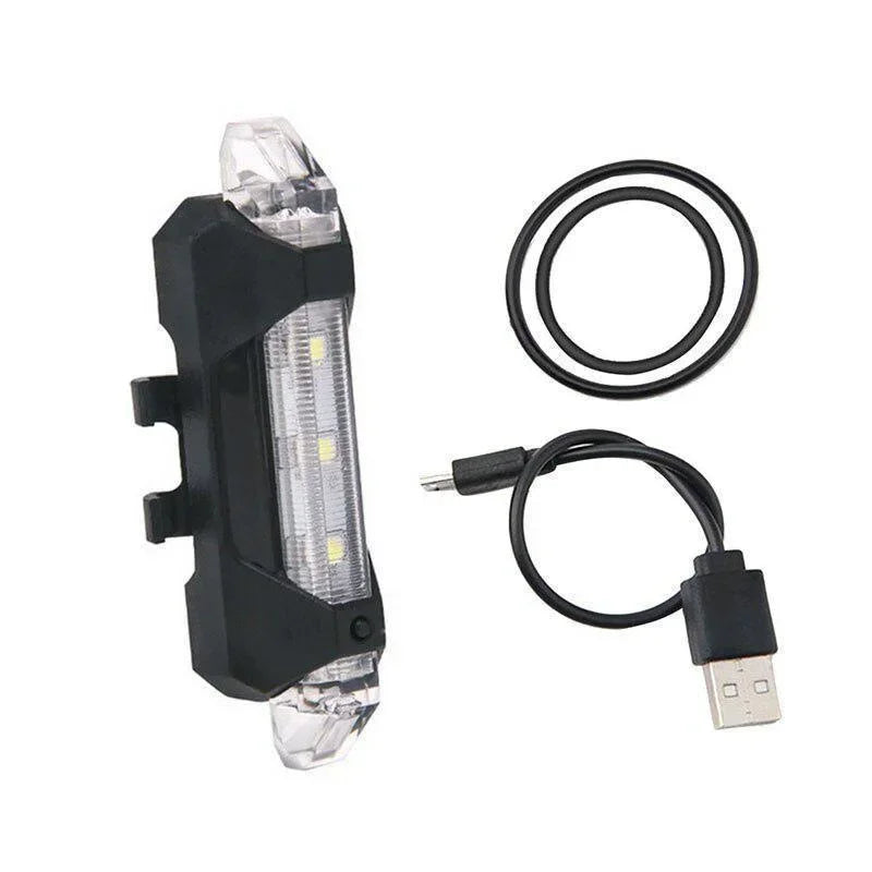 Bicycle Rear Light – Waterproof LED Warning Tail Light for Night Riding, Flashing Safety Light for MTB & Road Bike