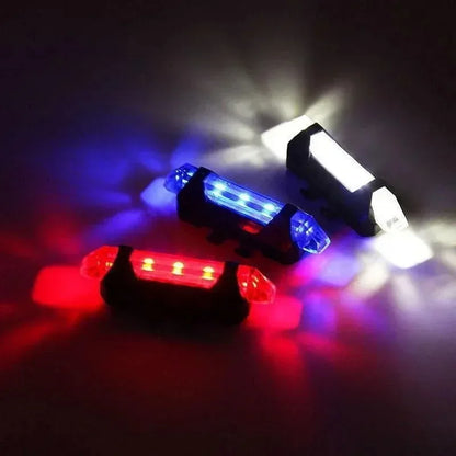 Bicycle Rear Light – Waterproof LED Warning Tail Light for Night Riding, Flashing Safety Light for MTB & Road Bike