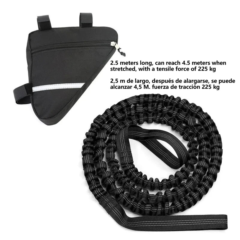 MTB Bike Towing Rope Trailer Rope Bicycle Traction Rope Nylon Traction Rope Parent-Child Outdoor Tool Cycling Safety Equipment