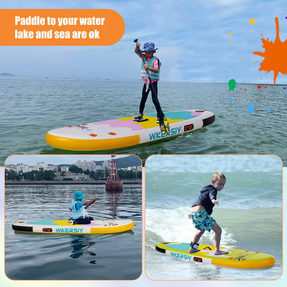 8ft Green Kids SUP Ultra paddle Board,