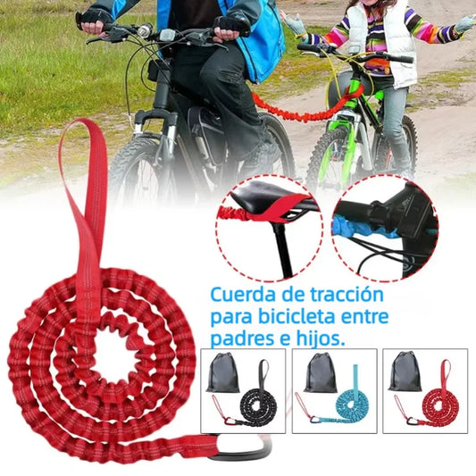 MTB Bike Towing Rope Trailer Rope Bicycle Traction Rope Nylon Traction Rope Parent-Child Outdoor Tool Cycling Safety Equipment