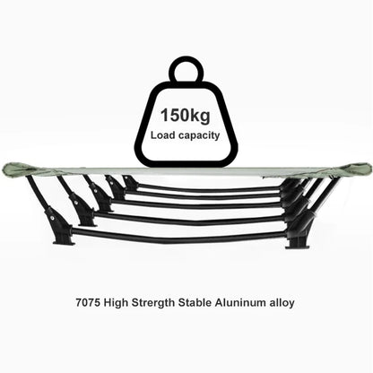 WESTTUNE Camping Cot Portable Folding Bed Outdoor Ultralight Compact Tent Bed for Camping Travel Backpacking Hiking Sleeping Cot