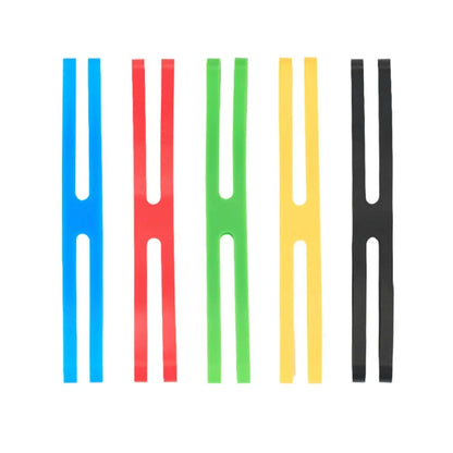 Outdoor Camping H Shape Silicone Straps Tableware Tying Bands 123/195MM High Elasticity Bands Lunch Box Dish Gift Packaging Ties