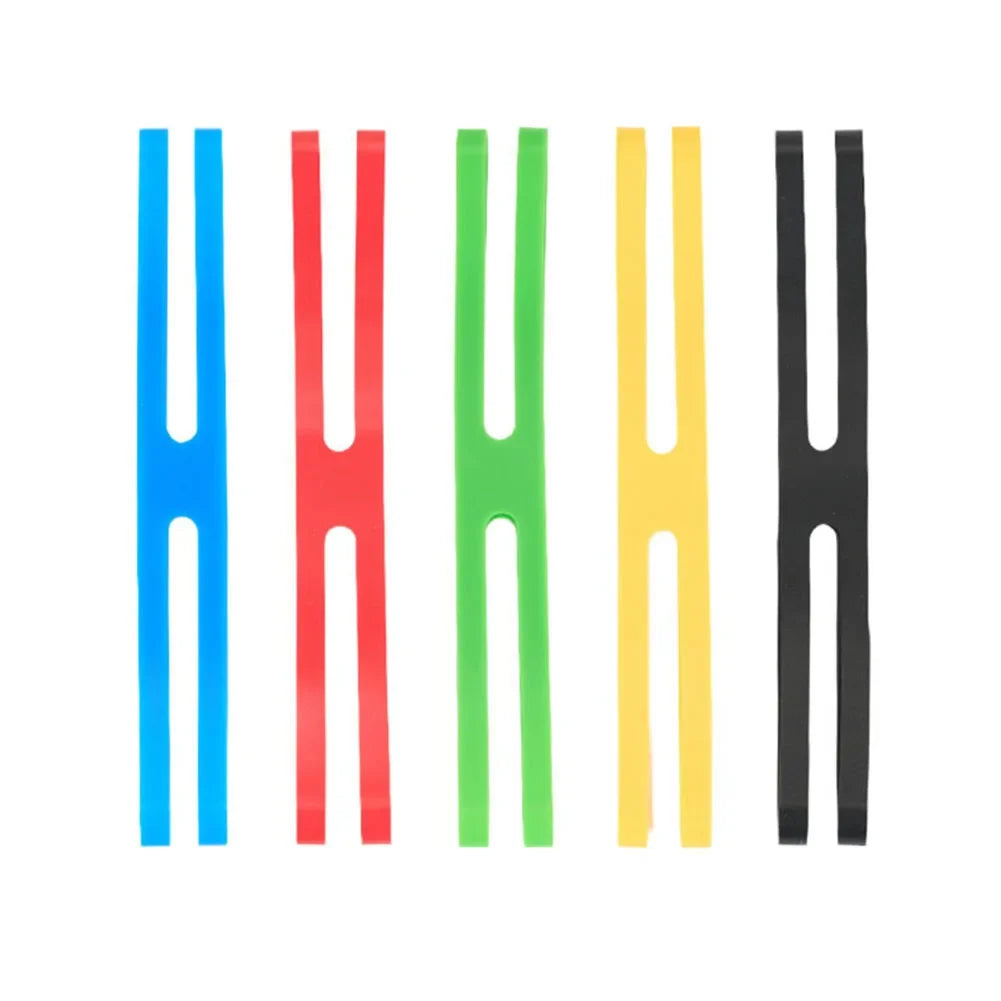 Outdoor Camping H Shape Silicone Straps Tableware Tying Bands 123/195MM High Elasticity Bands Lunch Box Dish Gift Packaging Ties
