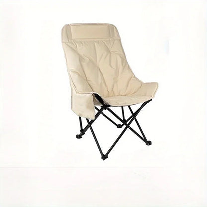 High back moon chair outdoor barbecue picnic dining table and chair set portable folding chair, camping chairs beach chair