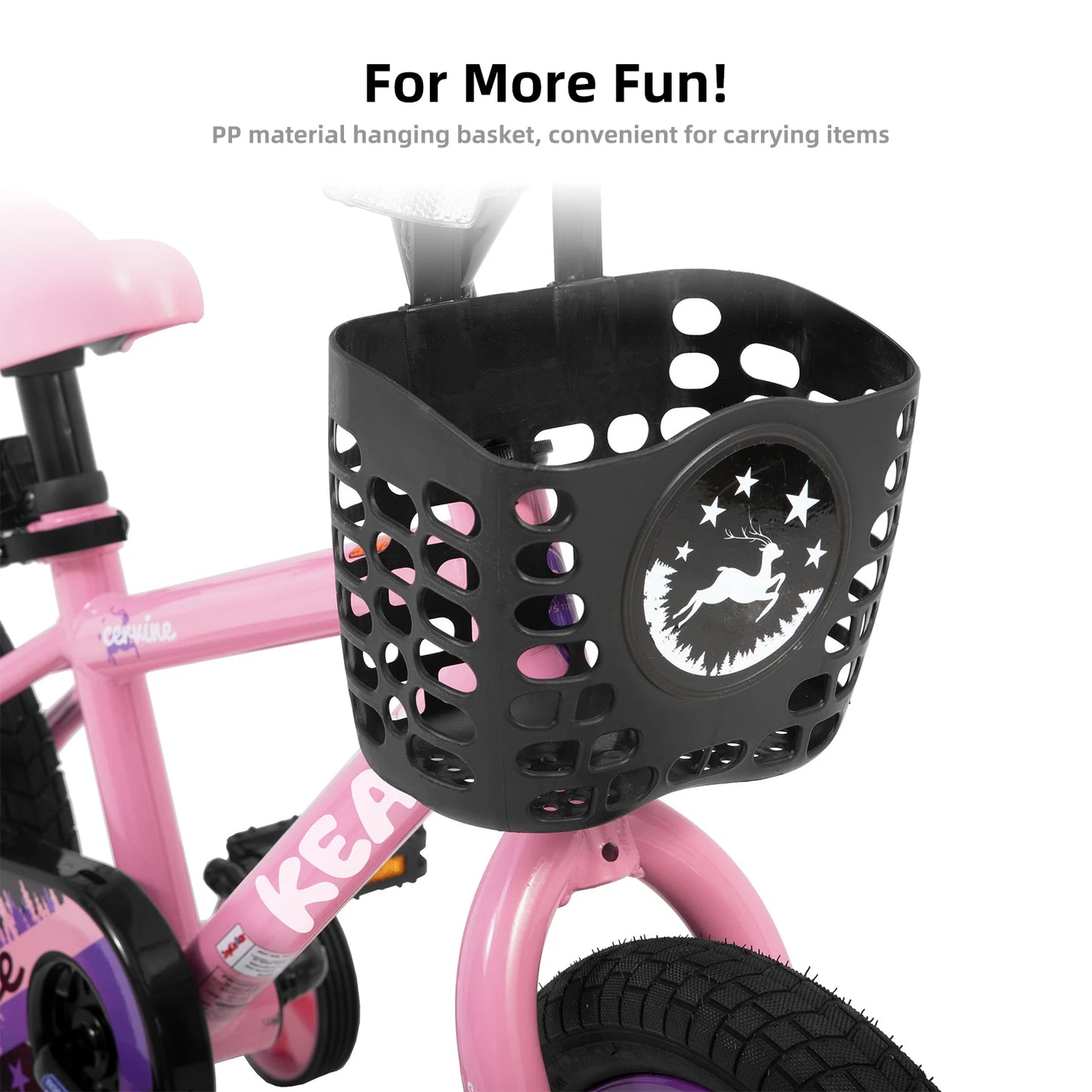 KEANO 14 16 20 Inch Kids Bike for Girls Ages 3-10 Years, Girls' Bikes with Training Wheels, Chain guard, Basket, Children's Bike