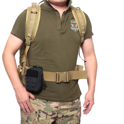 Men's Tactical Military Medical First Aid Kit Pack Molle Pouch Waist Belt Bag Mini Bag Survival Hunting Hiking Camping Tool