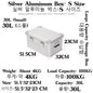 Mountainhiker 20-96L Outdoor Storage Box Camping Picnic Travel Aluminum Alloy Large Capacity Box Accessories Storage Bag 6 Sizes