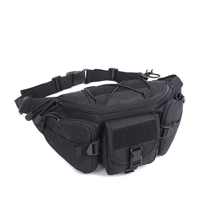 Outdoor Waist Bag Men's Tactical Waterproof Molle Camouflage Hunting Hiking Climbing Nylon Mobile Phone Belt Pack Combat Bags