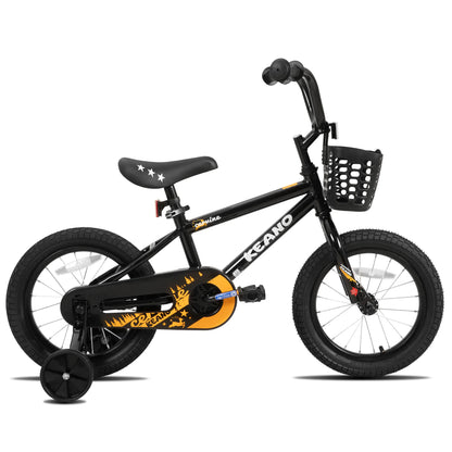 KEANO 14 16 20 Inch Kids Bike for Girls Ages 3-10 Years, Girls' Bikes with Training Wheels, Chain guard, Basket, Children's Bike