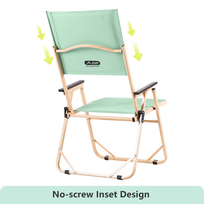 BISINNA Camping Chair Outdoor Portable Folding Chair Lightweight Foldable Relaxing Chairs For Garden Beach Hiking