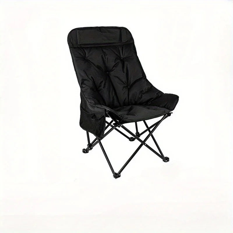 High back moon chair outdoor barbecue picnic dining table and chair set portable folding chair, camping chairs beach chair