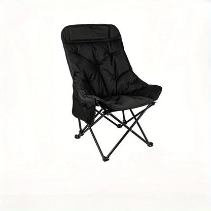 High back moon chair outdoor barbecue picnic dining table and chair set portable folding chair, camping chairs beach chair