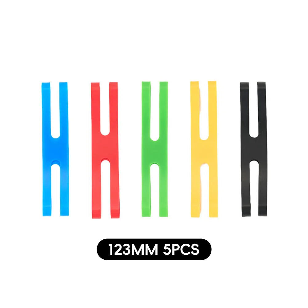 Outdoor Camping H Shape Silicone Straps Tableware Tying Bands 123/195MM High Elasticity Bands Lunch Box Dish Gift Packaging Ties