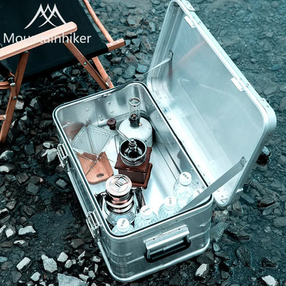 Mountainhiker 20-96L Outdoor Storage Box Camping Picnic Travel Aluminum Alloy Large Capacity Box Accessories Storage Bag 6 Sizes