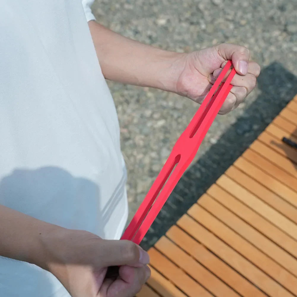 Outdoor Camping H Shape Silicone Straps Tableware Tying Bands 123/195MM High Elasticity Bands Lunch Box Dish Gift Packaging Ties