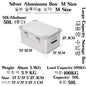 Mountainhiker 20-96L Outdoor Storage Box Camping Picnic Travel Aluminum Alloy Large Capacity Box Accessories Storage Bag 6 Sizes