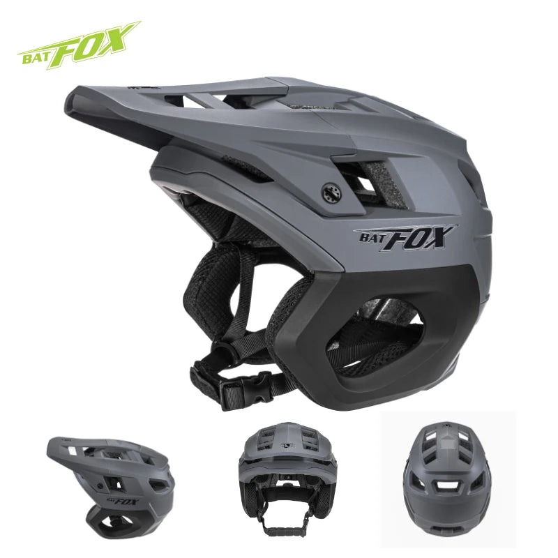 BATFOX Mountain bike helmet men's 3/4 bicycle helmet mtb casco outdoors sports cycling enduro helmet for bicycle casco ciclismo