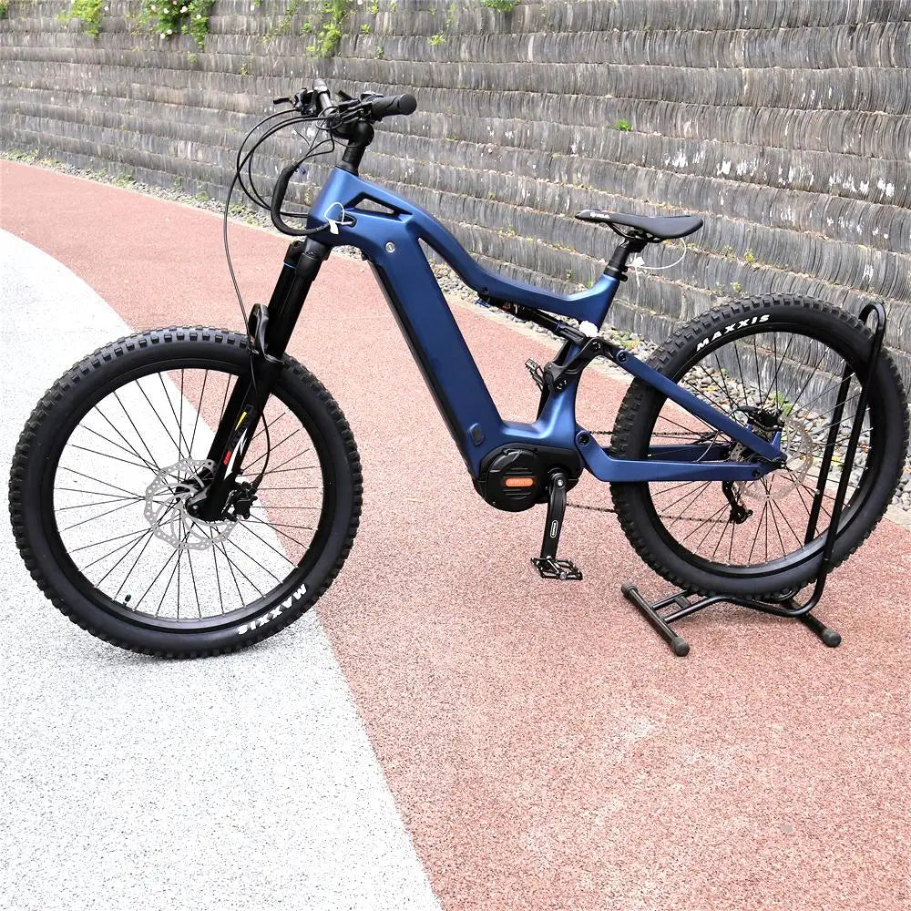 M620 29in 48v Mtb Bike Full Suspension Ebike Mid Drive Motor Carbon Fiber T700 Frame E Mountain Bike Lithium Battery 9-speed