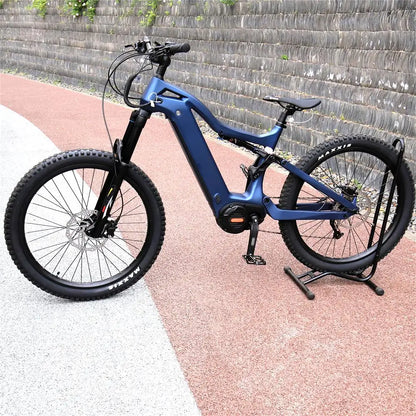 M620 29in 48v Mtb Bike Full Suspension Ebike Mid Drive Motor Carbon Fiber T700 Frame E Mountain Bike Lithium Battery 9-speed