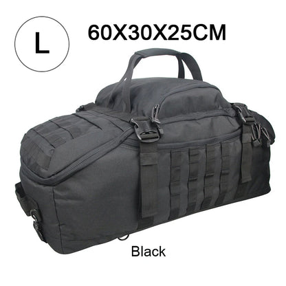 LQARMY 30L 50L 80L Outdoor Mountaineering Bag Molle Tactical Backpack Large Duffel Bag Hiking Camping Travel Bags