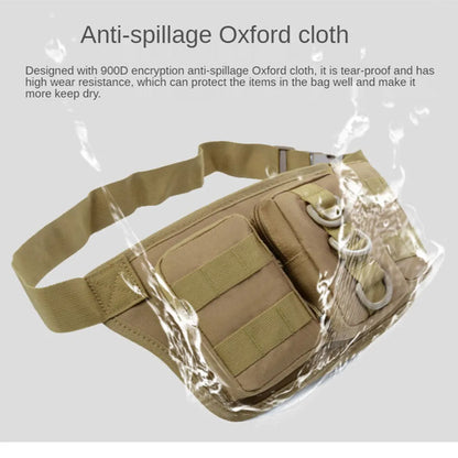 Tactical Utility Waist Belt Bag Outdoor Military Hiking Camping Crossbody Hunting Climbing Men's Fanny Bag Waterproof Pack