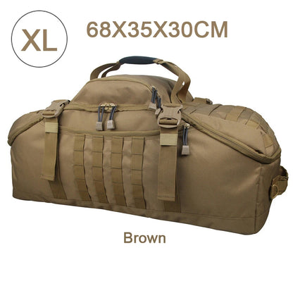 LQARMY 30L 50L 80L Outdoor Mountaineering Bag Molle Tactical Backpack Large Duffel Bag Hiking Camping Travel Bags