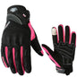 SUOMY Breathable Full Finger Racing Motorcycle Gloves Quality Stylishly Decorated Antiskid Wearable Gloves Size S-XXL Black
