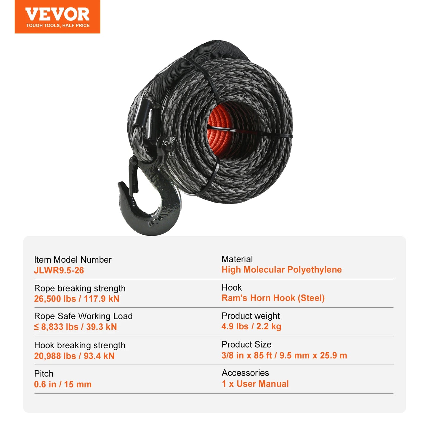 Synthetic Winch Rope